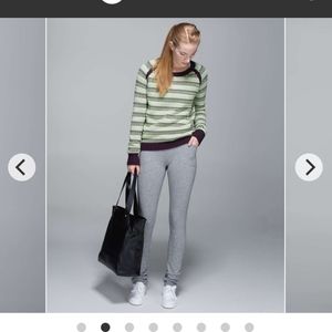 Lululemon-Devi Crew-Sz 12-NWT-Black Cherry/Cl